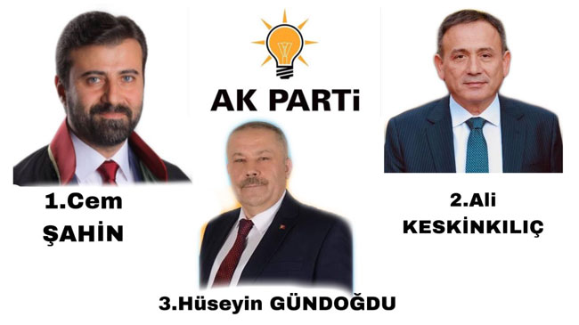 AK PARTİ’NİN ADAYLARI BELLİ OLDU