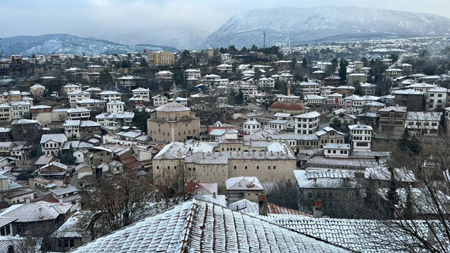 SAFRANBOLU KARLA AYRI BİR GÜZELLİĞE BÜRÜNDÜ