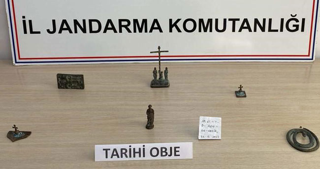 TARİHİ ESER OPERASYONUNDA 1 GÖZALTI