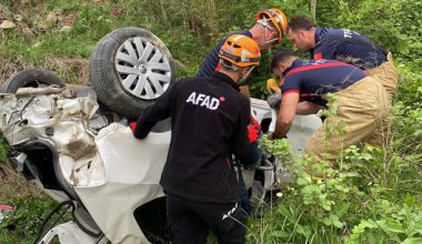 70 METREDEN ŞARAMPOLE UÇTU, YARA ALMADAN KURTULDU