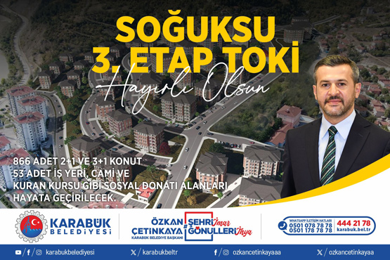 SOĞUKSU 3.ETAP TOKİ İHALESİ YAPILDI