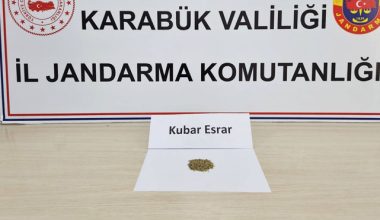 UYUŞTURUCU ŞÜPHELİSİ PARMAK İZİNDEN YAKALANDI