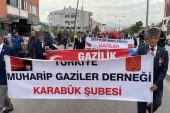 GAZİLER GÜNÜ NEDENİYLE GURUR YÜRÜYÜŞÜ DÜZENLENDİ