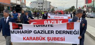 GAZİLER GÜNÜ NEDENİYLE GURUR YÜRÜYÜŞÜ DÜZENLENDİ