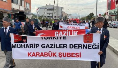 GAZİLER GÜNÜ NEDENİYLE GURUR YÜRÜYÜŞÜ DÜZENLENDİ